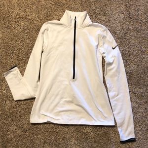 Nike Pro Dri Fit White Pullover